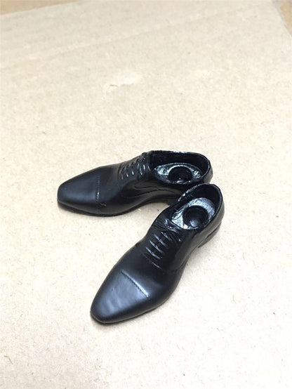 Accesorios Zapatos negros elegantes para figuras escala 1/6