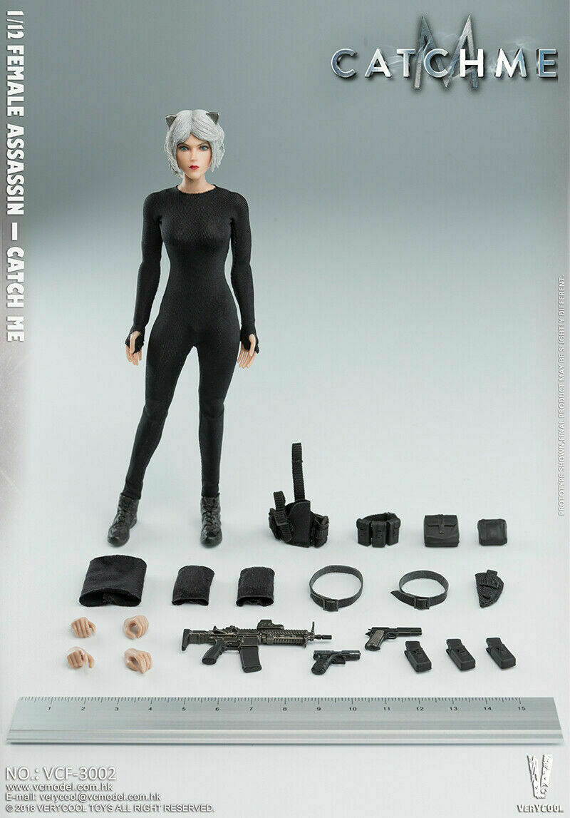 Pedido Figura Female Assassin "Catch Me" - Palm Treasure Series marca Verycool VCF-3002 escala pequeña 1/12