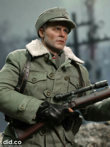 Pedido Figura WWII 1942 Sniper Major Erwin Konig versión de 10th aniversario marca DID escala 1/6