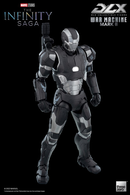 Preventa Figura DLX War Machine Mark 2 - Avengers: The Infinity Saga marca Threezero 3Z0478 escala pequeña 1/12