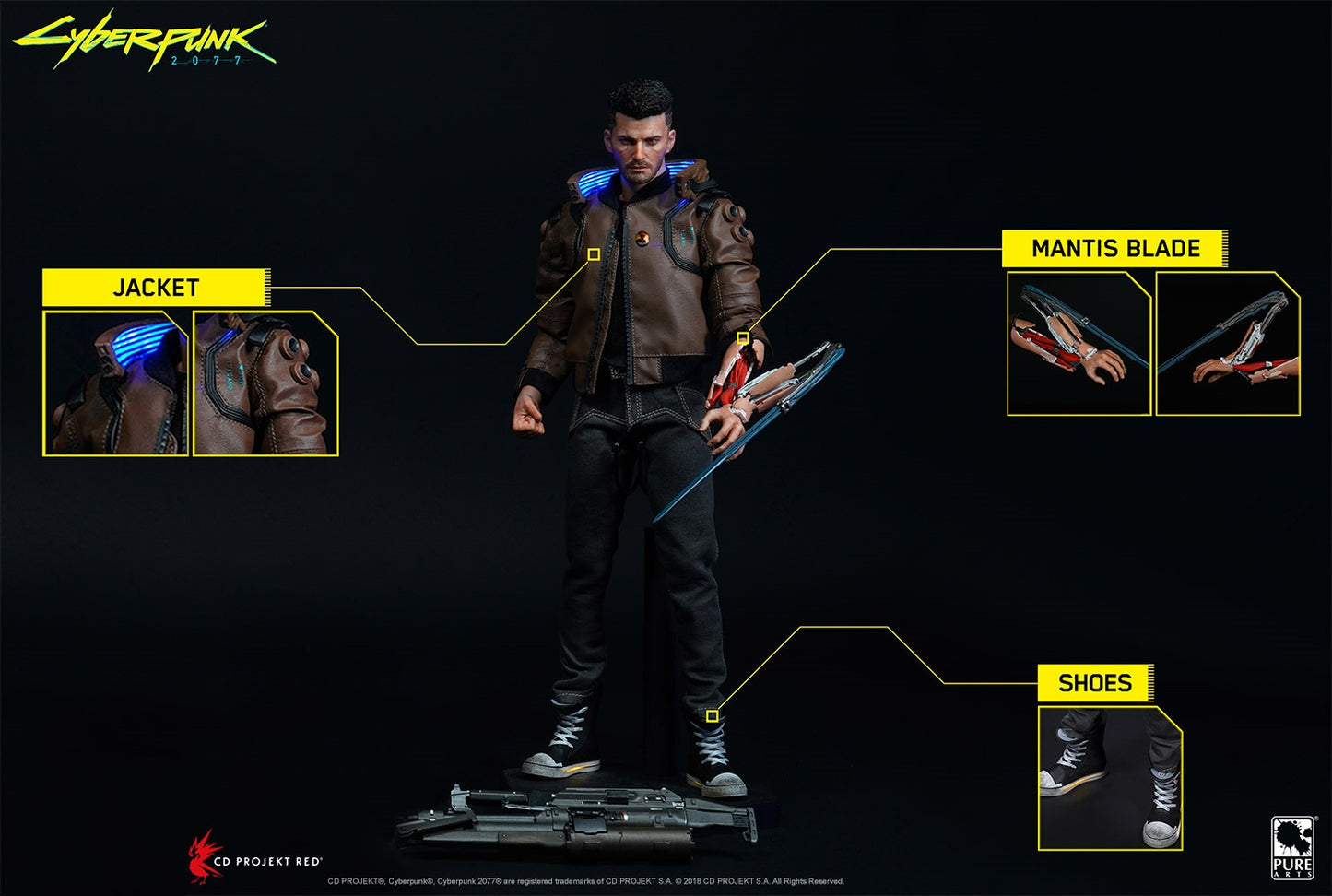 Pedido Figura V (Male) - Cyberpunk 2077 marca Pure Arts escala 1/6