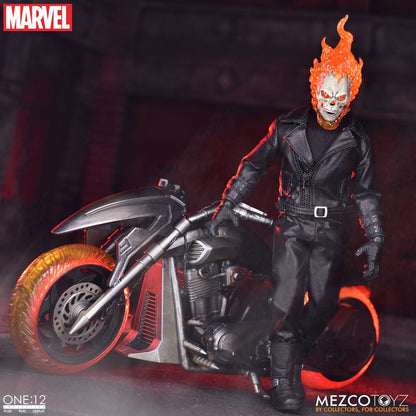 Pedido Figura Ghost Rider & Hell Cycle Set - One:12 Collective marca Mezco Toyz 76690 escala pequeña 1/12